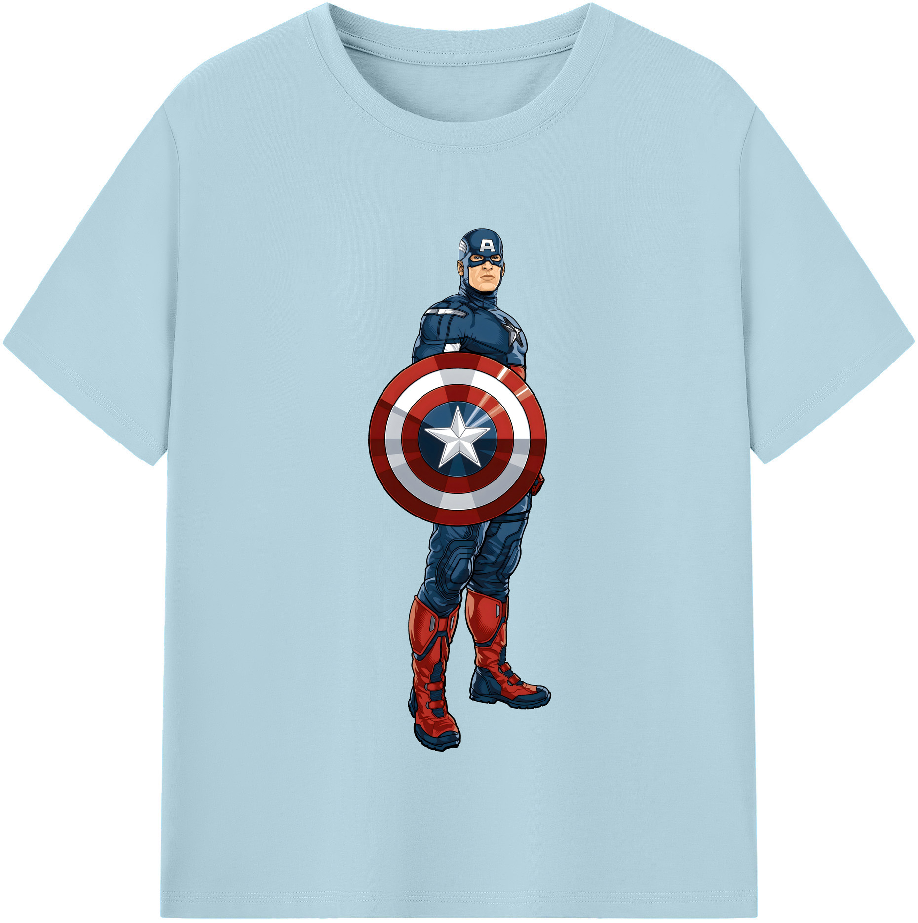 （画像用） アベンジャーズ The Avengers 綿100％半袖Tシャツ（フロントプリント）